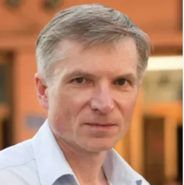 Portrait of Alexei Gorinov, Russian lawyer and elected councillor
